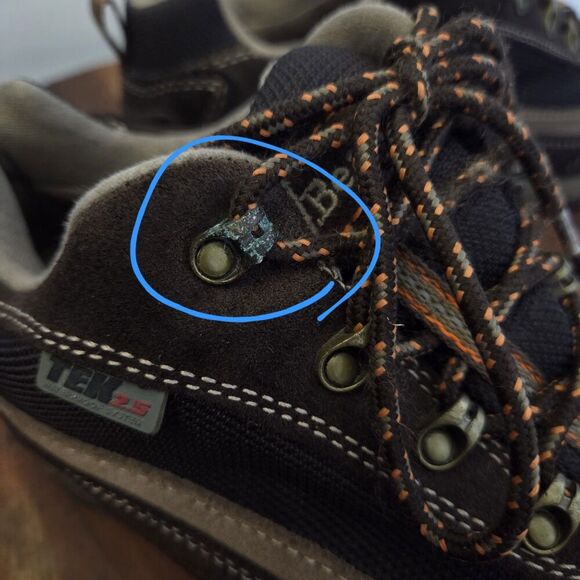 LL BEAN Women’s Tek 2.5 Primaloft Low Hiking Boot Brown Size 7.5/8 - SEE DESC - Picture 7 of 14